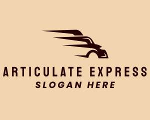 Express Transport Vehicle  logo design