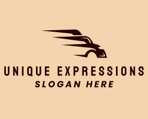 Express Transport Vehicle  logo design