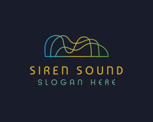 Sound Waves Technology logo design