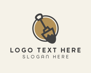 Construction Shovel Tool  logo