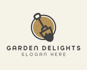 Gardening Shovel Tool  logo design