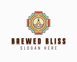 Beer Bottle Brewery logo design