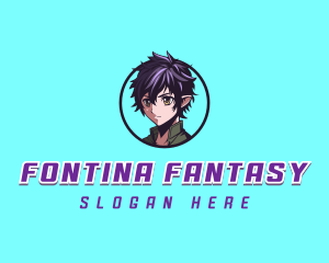 Anime Avatar Elf logo design