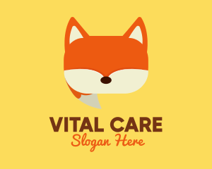 Orange Fox Chat Logo