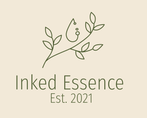 Natural Botanical Oil  logo design