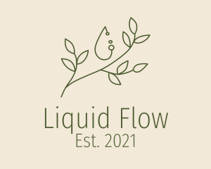 Natural Botanical Oil  logo design