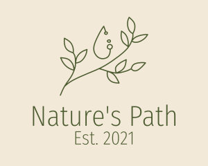 Natural Botanical Oil  logo design