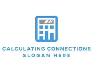 Data Calculator Accounting logo design