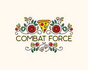 Gourmet Pizza Restaurant Logo