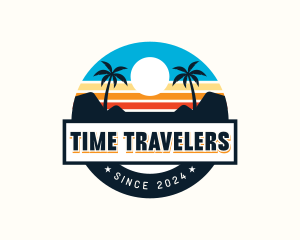 Beach Island Traveler logo design