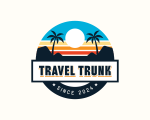 Beach Island Traveler logo design