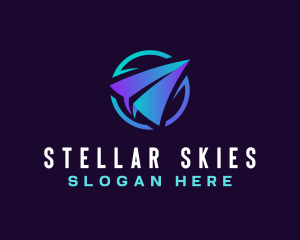 Origami Airplane App logo design