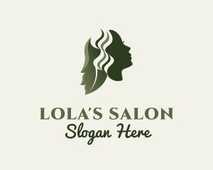 Natural Beauty Hair Salon logo design