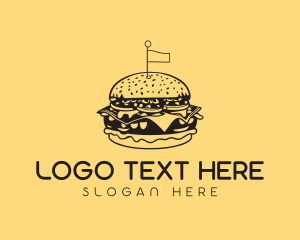 Hamburger Food Diner logo