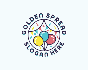 Party Balloon Celebration Logo