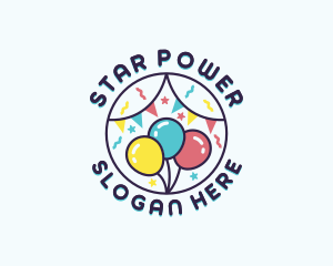 Party Balloon Celebration logo design