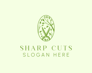 Garden Branch Pruning Shears logo design