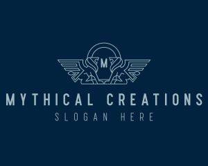 Winged Griffin Heraldry logo design