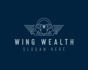 Winged Griffin Heraldry logo design