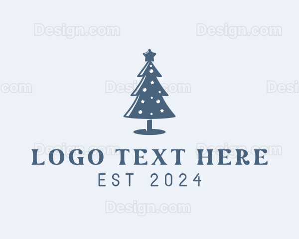 Xmas Christmas Tree Logo