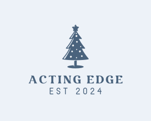 Xmas Christmas Tree  logo design