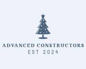 Xmas Christmas Tree  logo design