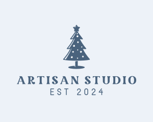 Xmas Christmas Tree  logo design