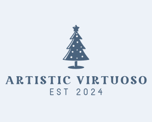 Xmas Christmas Tree  logo design