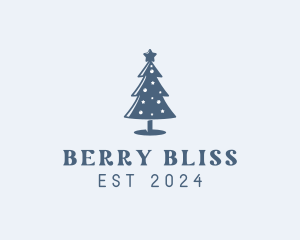 Xmas Christmas Tree  logo design