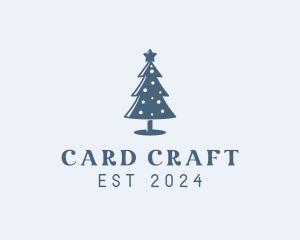 Xmas Christmas Tree  logo design