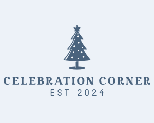 Xmas Christmas Tree  logo design