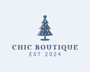 Xmas Christmas Tree  logo design