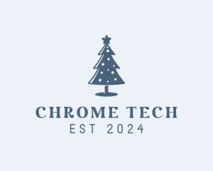 Xmas Christmas Tree  logo design