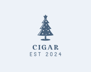 Xmas Christmas Tree  logo design