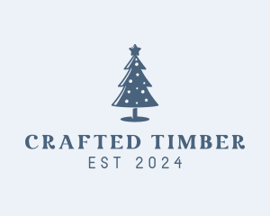 Xmas Christmas Tree  logo design