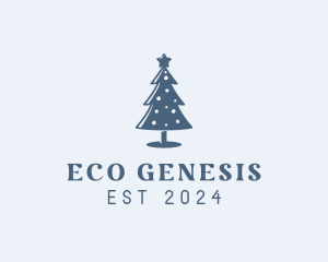 Xmas Christmas Tree  logo design