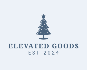 Xmas Christmas Tree  logo design