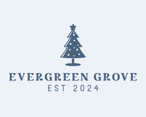 Xmas Christmas Tree  logo design