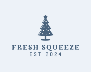 Xmas Christmas Tree  logo design