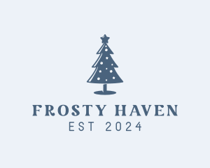 Xmas Christmas Tree  logo design