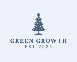 Xmas Christmas Tree  logo design