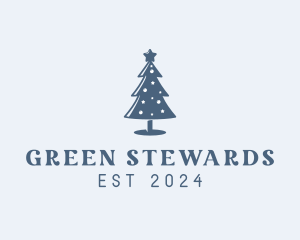 Xmas Christmas Tree  logo design