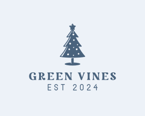 Xmas Christmas Tree  logo design