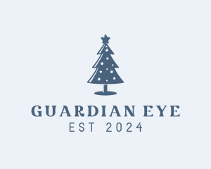 Xmas Christmas Tree  logo design