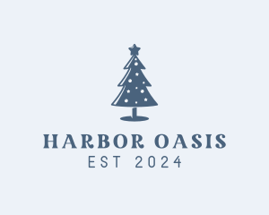 Xmas Christmas Tree  logo design