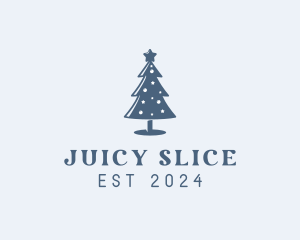 Xmas Christmas Tree  logo design