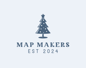 Xmas Christmas Tree  logo design