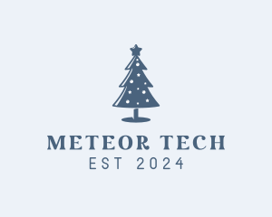 Xmas Christmas Tree  logo design