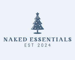 Xmas Christmas Tree  logo design