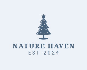 Xmas Christmas Tree  logo design